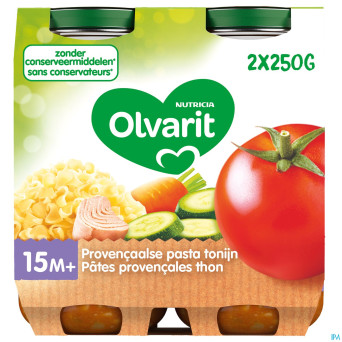 Olvarit pates provencales thon    2x250g 15m04
