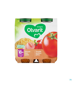 Olvarit macaroni tomate jambon    2x250g 18m03