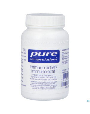 Pure encapsulations immuno actif    caps  60