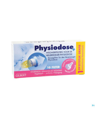 Physiodose filtre jetable mouche bebe 10