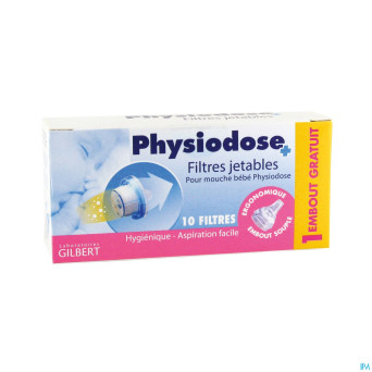 Physiodose filtre jetable mouche bebe 10