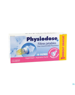 Physiodose filtre jetable mouche bebe 10