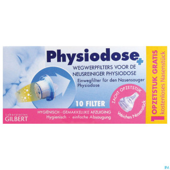 Physiodose filtre jetable mouche bebe 10