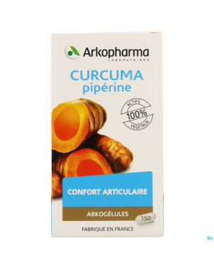 Arkogelules curcuma + piperine  150