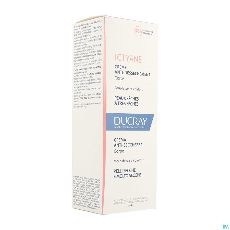 Ducray ictyane creme a/dessechement    200ml