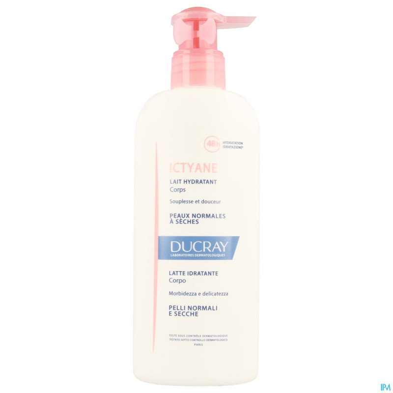 Ducray ictyane lait hydratant corps    400ml