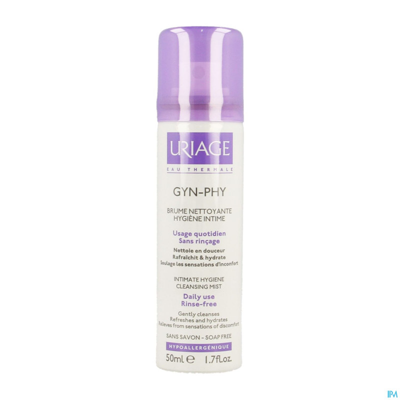 Uriage gyn-phy brume nettoyante spray    50ml