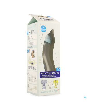 Difrax biberon-s natural woezel&pip 250ml