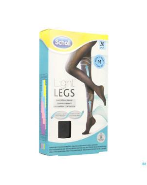 Scholl light legs 20d medium    black