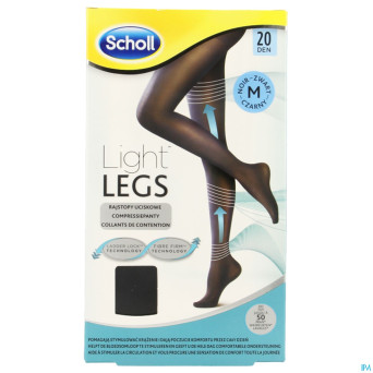 Scholl light legs 20d medium    black