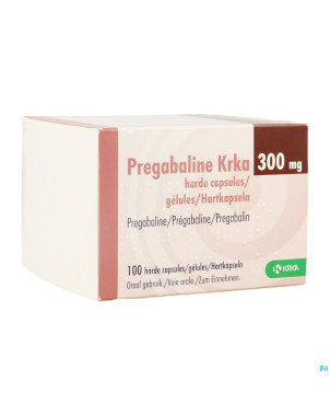 Pregabaline krka 300mg caps dur 100 x300mg