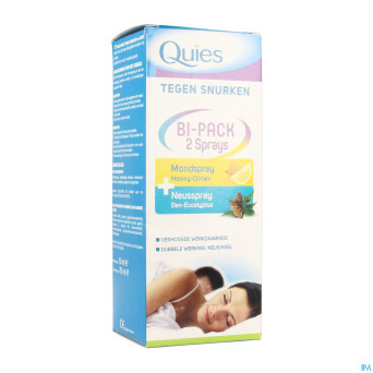 Quies a/ronflem.bipack spray nasal 15ml+buccal70ml