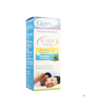 Quies a/ronflem.bipack spray nasal 15ml+buccal70ml