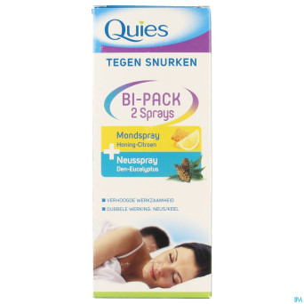 Quies a/ronflem.bipack spray nasal 15ml+buccal70ml