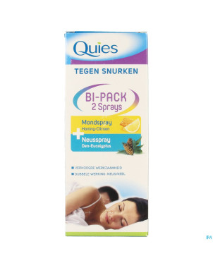 Quies a/ronflem.bipack spray nasal 15ml+buccal70ml