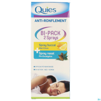 Quies a/ronflem.bipack spray nasal 15ml+buccal70ml