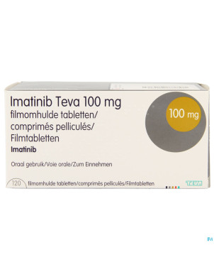 Imatinib teva 100mg comp pell 120 x 100mg