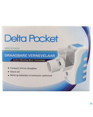 Delta pocket aerosol portable masque 2 enf+adul.nf