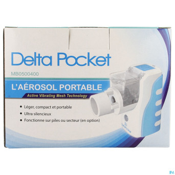 Delta pocket aerosol portable masque 2 enf+adul.nf