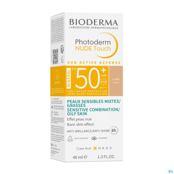 Bioderma photoderm nude spf50+ claire    40ml