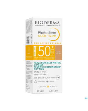 Bioderma photoderm nude spf50+ dore    40ml