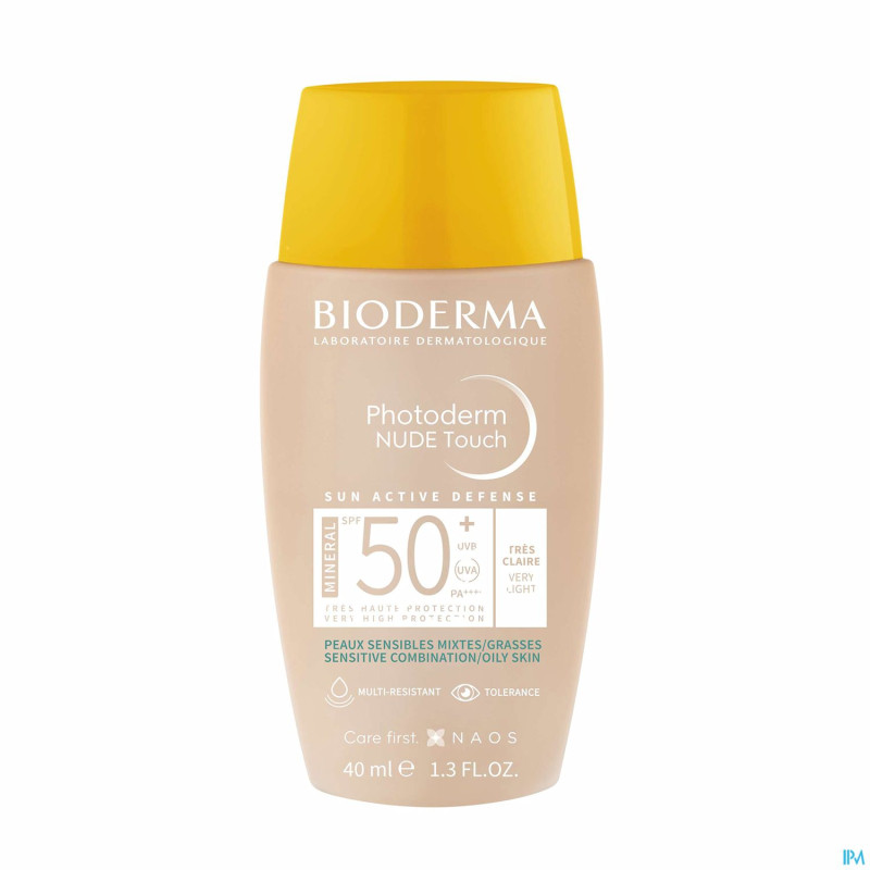 Bioderma photoderm nude spf50+ tres claire    40ml