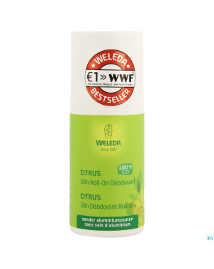 Weleda deodorant citrus 24h roll-on 50ml