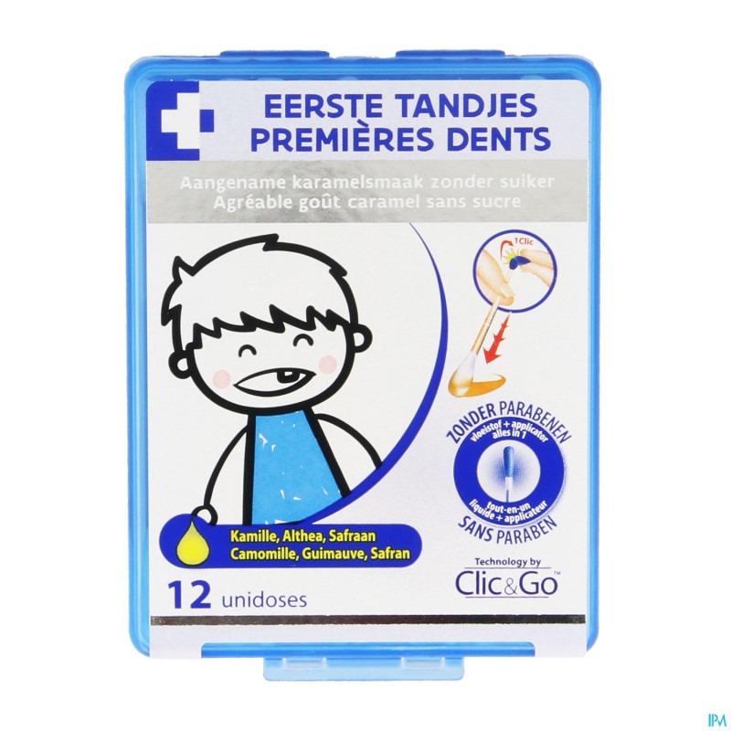 Clic&go premieres dents unidose 12