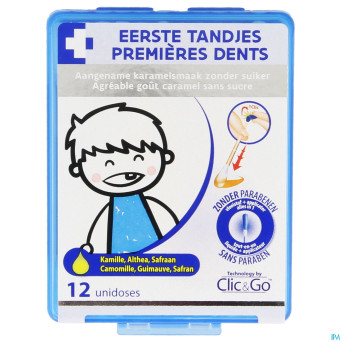 Clic&go premieres dents unidose 12