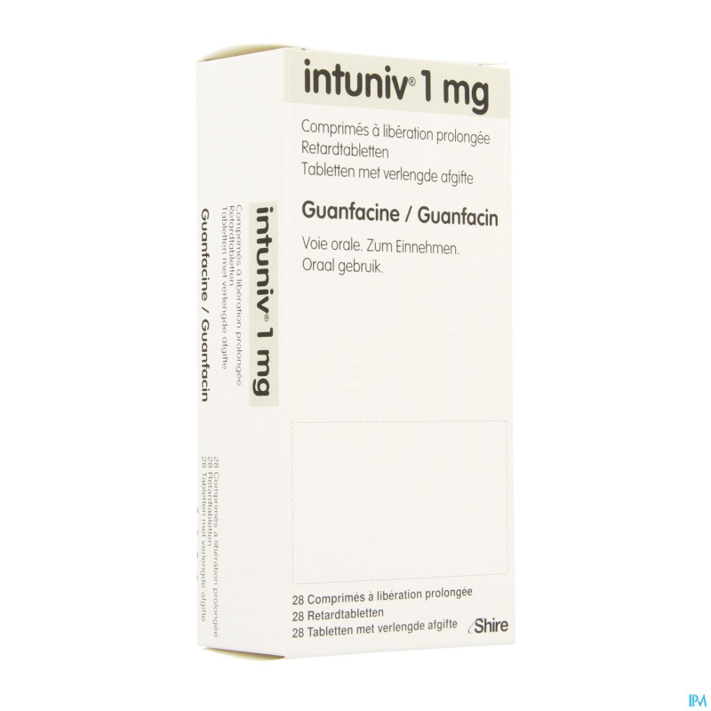 Intuniv 1mg liberation prol. comp 28 x 1mg