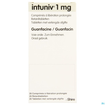 Intuniv 1mg liberation prol. comp 28 x 1mg