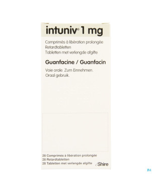 Intuniv 1mg liberation prol. comp 28 x 1mg