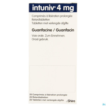 Intuniv 4mg liberation prol. comp 28 x 4mg