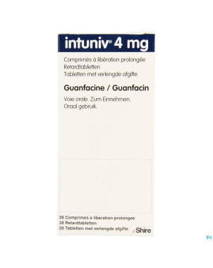Intuniv 4mg liberation prol. comp 28 x 4mg