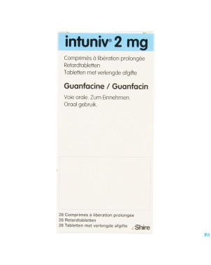 Intuniv 2mg liberation prol. comp 28 x 2mg