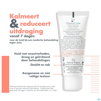 Avene cleanance hydra creme apaisante    40ml