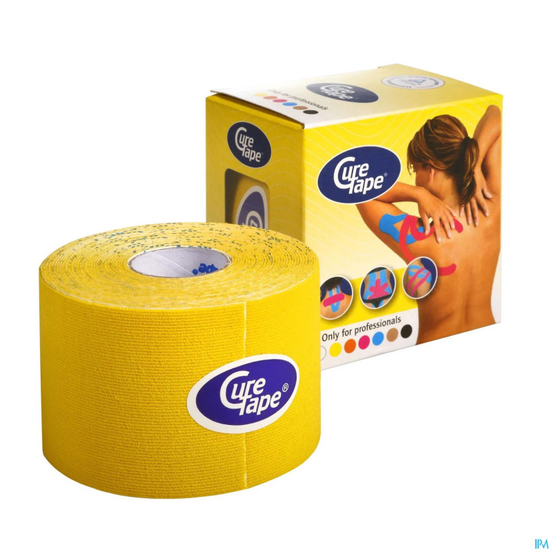 Curetape 5cmx5m jaune