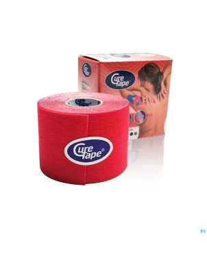 Curetape 5cmx5m rouge