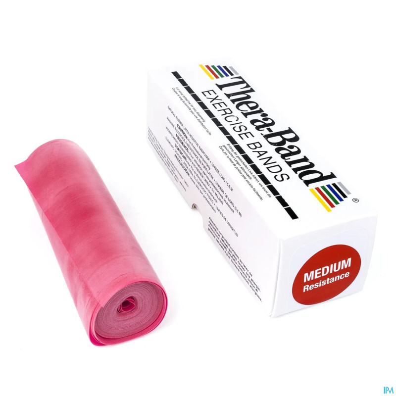 Theraband 5,5m rouge moyen