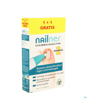 Nailner pen duopack    2x4ml 1+1 gratuit