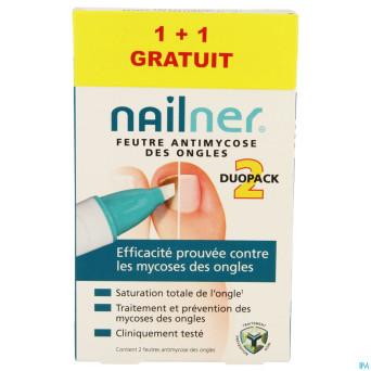 Nailner pen duopack    2x4ml 1+1 gratuit