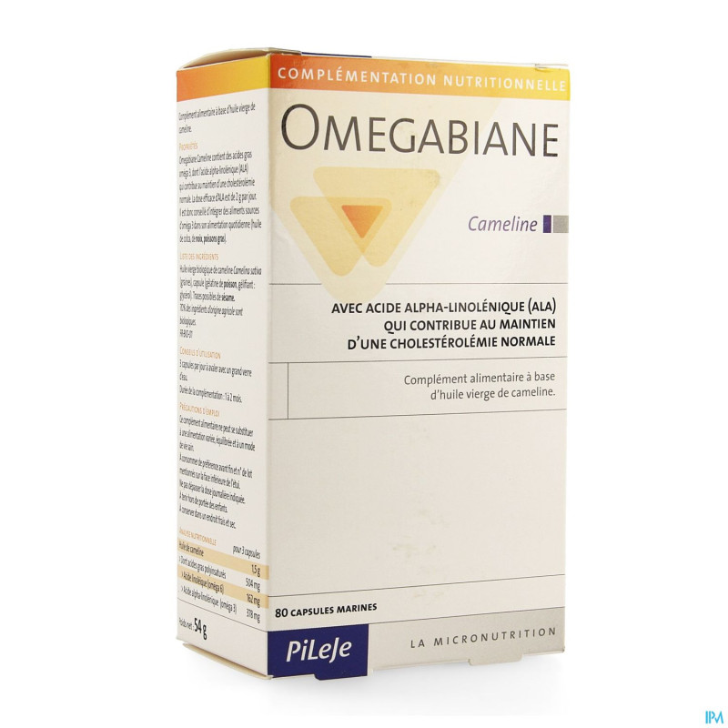 Omegabiane cameline    caps  80