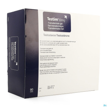 Testim 50mg gel transderm. tube 90 x 5g
