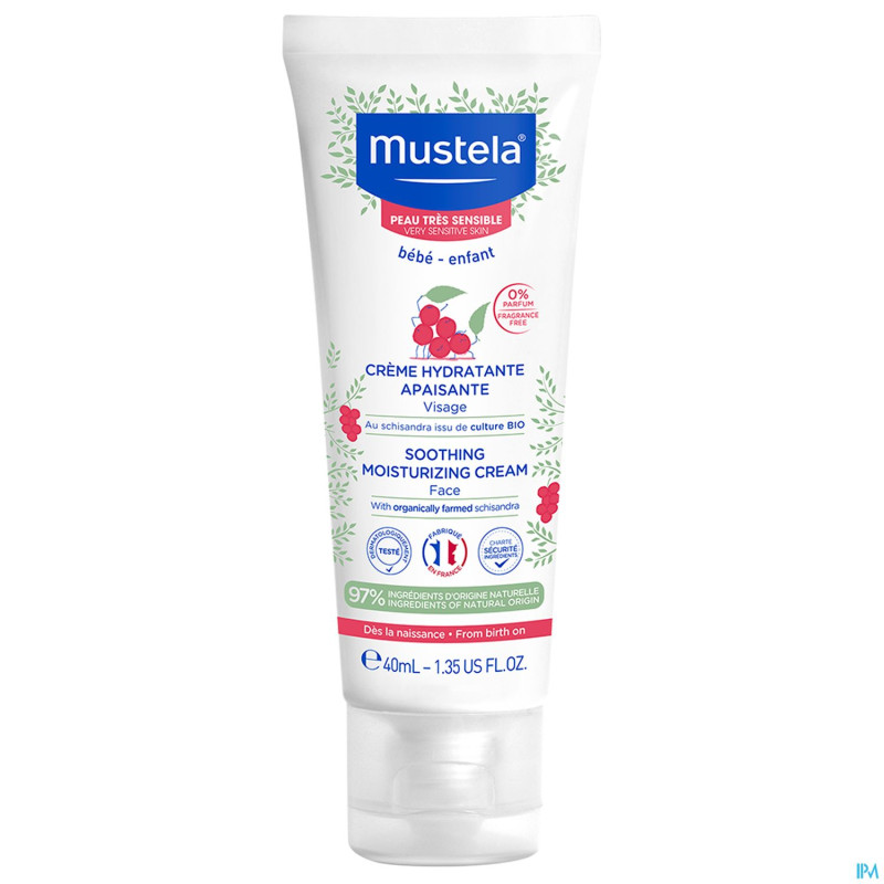 Mustela pts creme hydratante apaisante    40ml