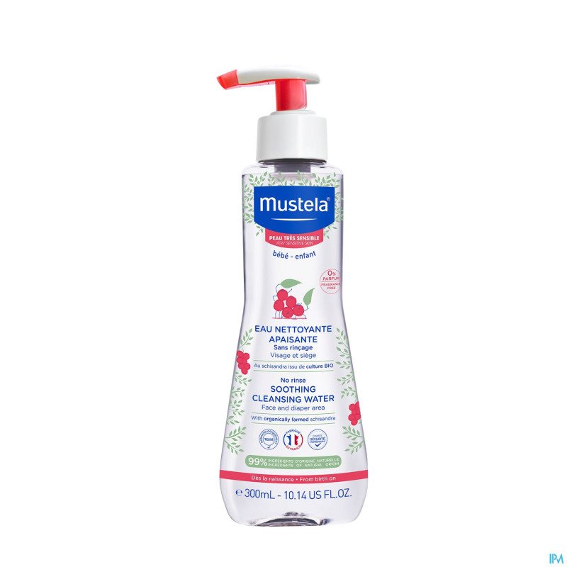 Mustela pts eau nettoyante s/rincage apais.  300ml
