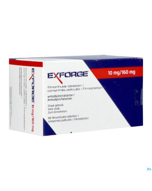 Exforge 10mg/160mg pipharma comp 98 pip