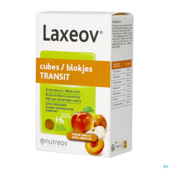 Laxeov pomme-abricot    cubes 10xx10g