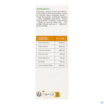 Laxeov pomme-abricot    cubes 10xx10g