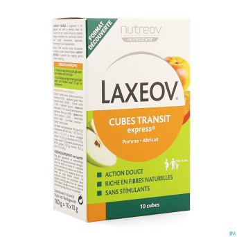 Laxeov pomme-abricot    cubes 10xx10g