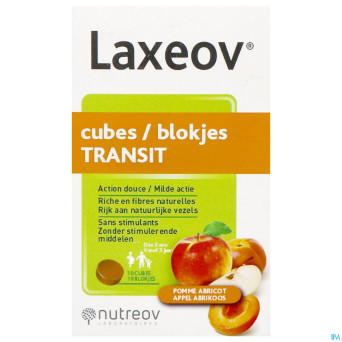 Laxeov pomme-abricot    cubes 10xx10g